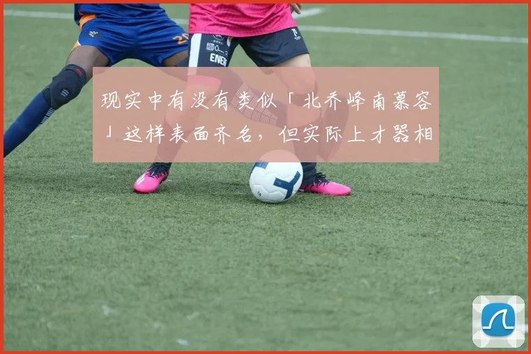 现实中有没有类似「北乔峰南慕容」这样表面齐名，但实际上才器相差甚远的例子？